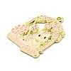 Zinc Alloy Enamel Pendants ENAM-Q502-01LG-01-3