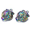 Rainbow Color Alloy Pendants PALLOY-N156-162-NR-4