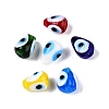 Handmade Evil Eye Lampwork Beads LAMP-T021-16M-1