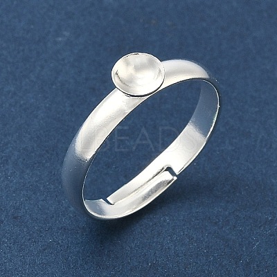 Adjustable Brass Pad Ring Setting KK-K414-01B-S-1
