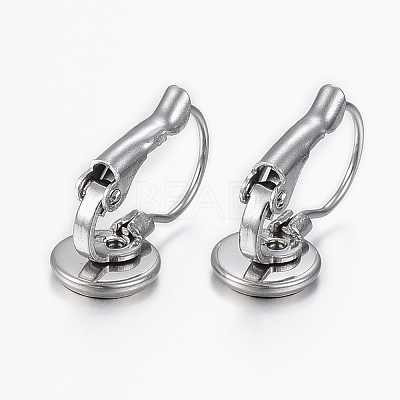 Tarnish Resistant 304 Stainless Steel Leverback Earring Findings STAS-H423-05P-1