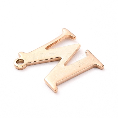 PVD Vacuum Plating  304 Stainless Steel Charms STAS-H112-M-RG-1
