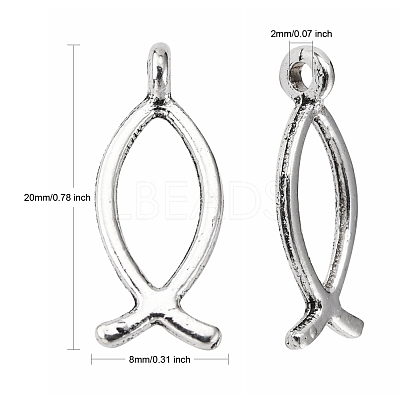 Tibetan Style Alloy Pendants LF0394Y-NF-1
