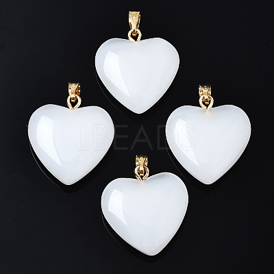 Spray Painted Glass Pendants X-GLAA-N035-016-A02-A-1