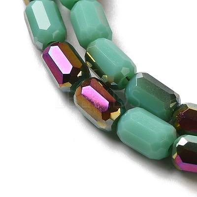 Electroplate Glass Beads Strands EGLA-D031-01-13-1