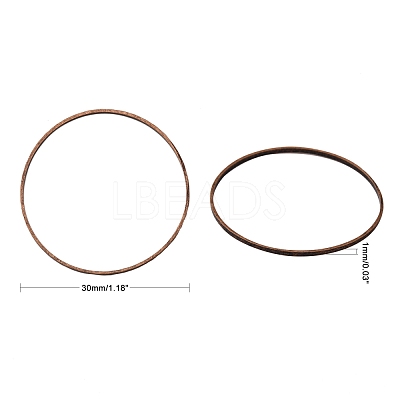 Brass Linking Rings EC18730mm-R-1