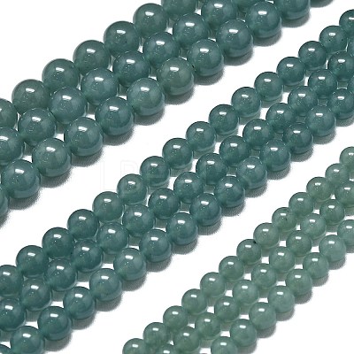 Natural Malaysia Jade Beads Strands G-L645-C01-8mm-04-1