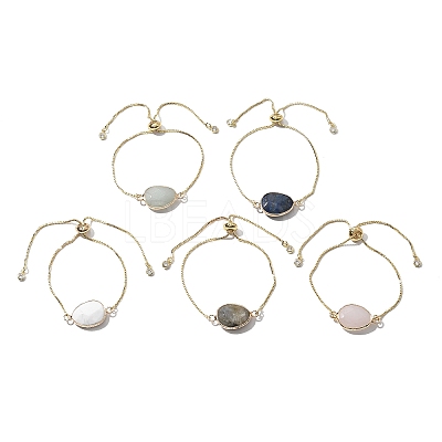 Brass Bolo Slider Bracelets BJEW-JB04688-M-1