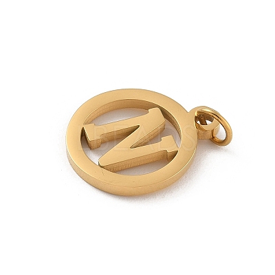 304 Stainless Steel Charms
with Jump Ring STAS-R001-02G-N-1