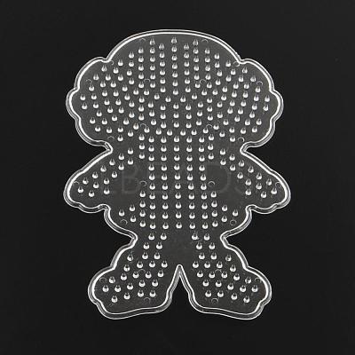 Girl ABC Plastic Pegboards used for 5x5mm DIY Fuse Beads DIY-Q009-42-1