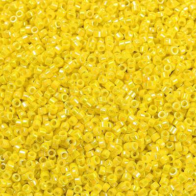 Opaque Colours Luster Glass Seed Beads SEED-H003-12C-1