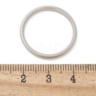 304 Stainless Steel Plain Band Rings STAS-I160-E04-P-1