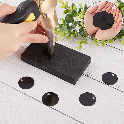 DIY Stamping Blank Tag Necklace Making Kit DIY-SC0020-83-1