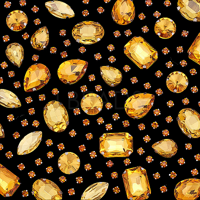 156Pcs 7 Styles Sew on Rhinestone DIY-SP0007-30C-1