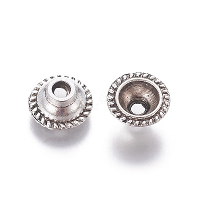 Tibetan Style Alloy Bead Caps LS-LF0656Y-1