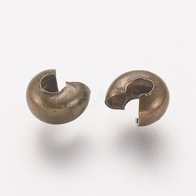 Iron Crimp Beads Covers X-IFIN-H028-NFAB-NF-1