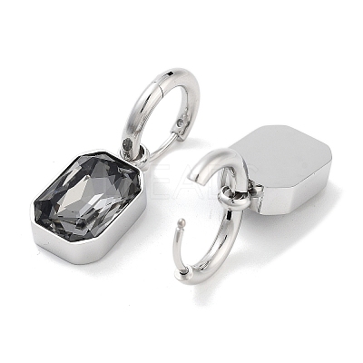 304 Stainless Steel Hoop Earring Hand Polished EJEW-C017-06P-02-1