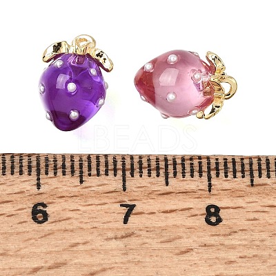 Transparent Resin Pendants RE-CBA8F98-01G-1