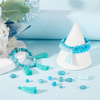 DIY Stone Bracelet Making Kit DIY-NB0009-30-1