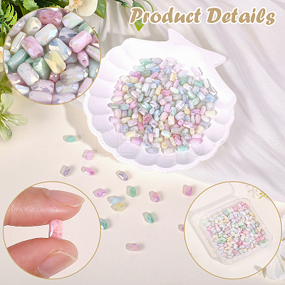 210Pcs 7 Colors Anti-Tarnish Electroplate Glass Beads GLAA-SC0003-16-1