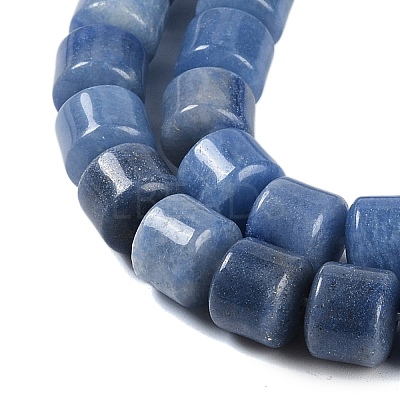 Dyed & Heated Natural Blue Aventurine Beads Strands G-L604-E02-01-1