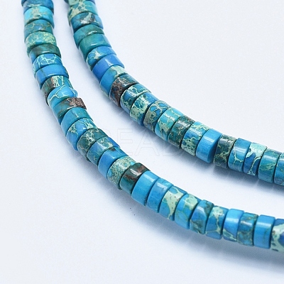 Natural Imperial Jasper Beads Strands G-J377-4mm-05-1
