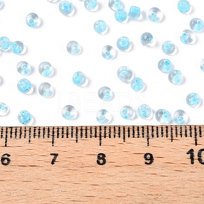 8/0 Inside Colours Transparent Glass Seed Beads SEED-T007-06E-1