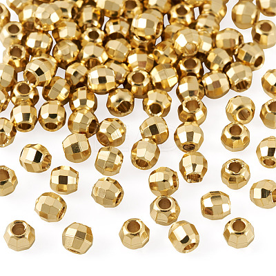 100Pcs Brass Spacer Beads KK-TA0008-36-1