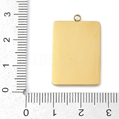 304 Stainless Steel Rhinestones Pendants STAS-D306-01G-C-1