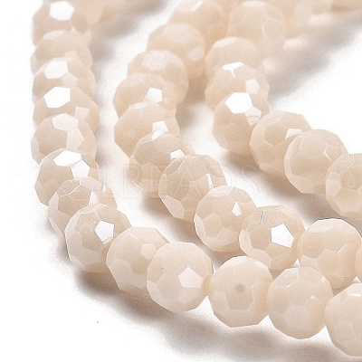 Electroplate Opaque Glass Beads Strands LS-EGLA-A035-P4mm-A05-1