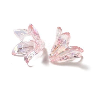 Transparent Acrylic Bead Caps OACR-H016-05H-1