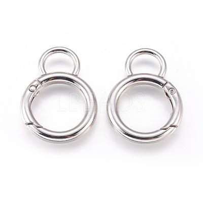 Alloy Key Clasps PALLOY-WH0058-01P-1