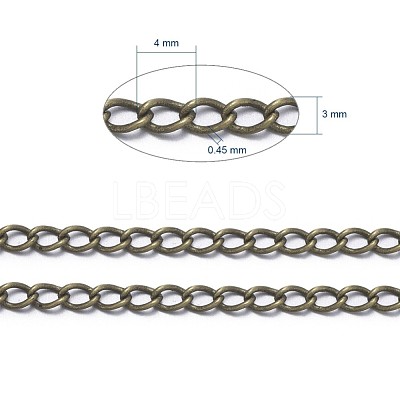 Brass Twisted Chains CHC-Q001-02AB-1