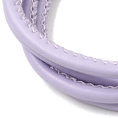 Microfiber Leather Multi-strand Cord Bracelets Makings FB-CBA983F-01G-07-1
