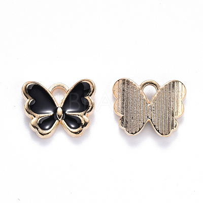 Alloy Enamel Charms X-ENAM-S121-070C-1