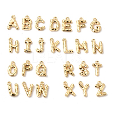 26Pcs Brass Charms KK-P340-01G-1