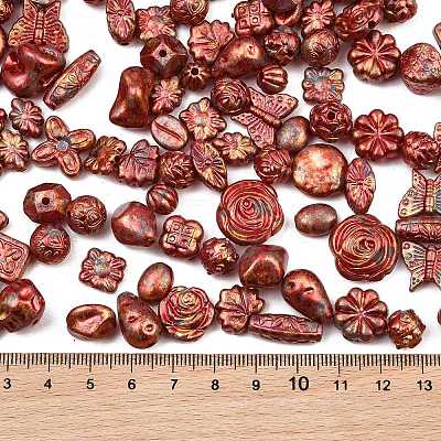 Antiqued Acrylic Beads AC-CBAAA05-01I-1