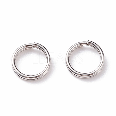 Non-Tarnish 304 Stainless Steel Split Rings STAS-K155-07P-1