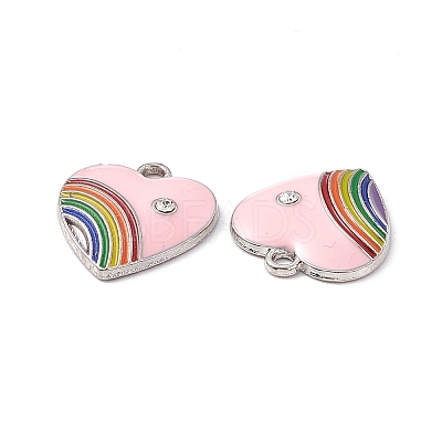 Alloy Enamel Pendant ENAM-H039-07P-D-1