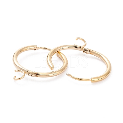 201 Stainless Steel Huggie Hoop Earring Findings STAS-P283-01O-G-1