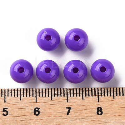 Opaque Acrylic Beads MACR-S370-C8mm-31-1