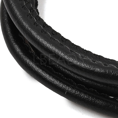 Microfiber Leather Multi-strand Cord Bracelets Makings FB-CBA983F-01P-12-1