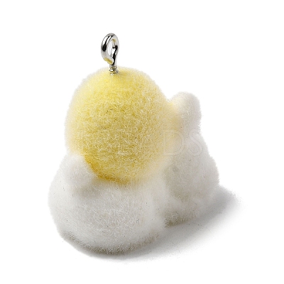 Easter Opaque Resin Pendants RESI-F062-03E-1