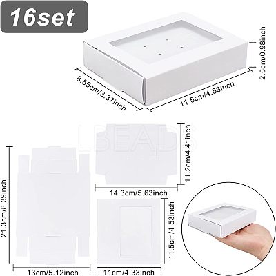 Cardboard Box with Window CON-WH0086-022B-1
