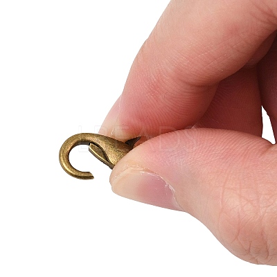 Zinc Alloy Lobster Claw Clasps E106-AB-NR-1