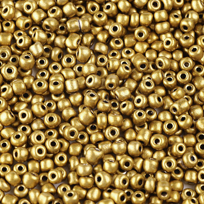 (Repacking Service Available) Baking Paint Glass Seed Beads SEED-C024-A-K30-1