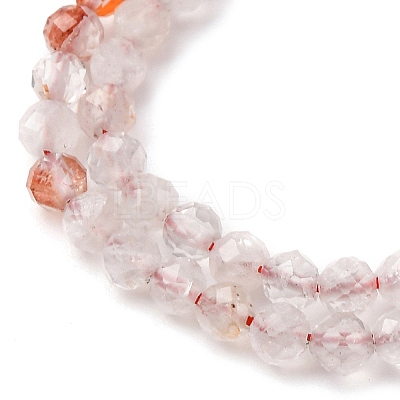 Natural Ferruginous Quartz Beads Strands G-B142-A01-3mm-1