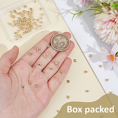 Brass Crimp Beads Covers KK-BC0014-72A-G02-1