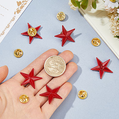 24 Sets Enamel Pins JEWB-FH0003-08-1