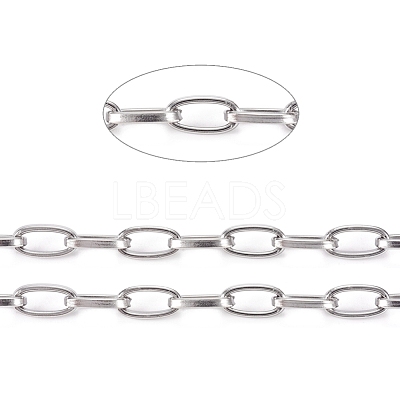 Tarnish Resistant 304 Stainless Steel Cable Chains CHS-L022-03P-1